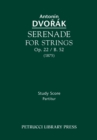 Serenade for Strings, Op.22 / B.52 : Study Score - Book