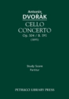 Cello Concerto, Op.104 / B.191 : Study Score - Book