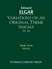 Variations on an Original Theme 'enigma', Op.36 : Study Score - Book