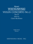 Violin Concerto No.2, Op.22 : Study Score - Book