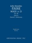 Mass in D, Op.10 : Study Score - Book