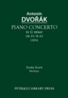 Piano Concerto, Op.33 / B.63 : Study Score - Book