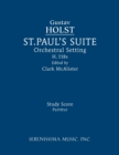 St. Paul's Suite, H.118b : Study score - Book