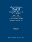 Passacaglia in C Minor, Bwv 582 : Study Score - Book