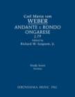 Andante E Rondo Ongarese, J.79 : Study Score - Book