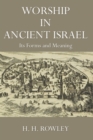Worship in Ancient Israel - Book