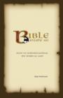 Bible Study 101 - Book