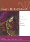 Great Is Thy Faithfulness? : Reading Lamentations as Sacred Scripture - Book