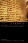 Text Message : The Centrality of Scripture in Preaching - Book