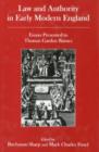 Law And Authority in Early Modern England : Essays Presented to Thomas Garden Barnes - Book