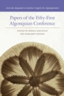 Papers of the Fifty-First Algonquian Conference - Book