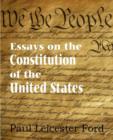 Essays on the Constitution of the United States - Book