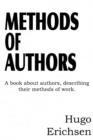 Methods of Authors - Book