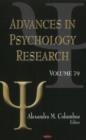 Advances in Psychology Research : Volume 79 - Book