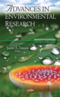 Advances in Environmental Research : Volume 15 - Book