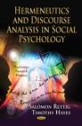 Hermeneutics & Discourse Analysis in Social Psychology - Book