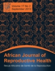 African Journal of Reproductive Health : Vol.17, No.3, Sept. 2013 - Book