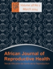 African Journal of Reproductive Health : Vol.18, No.1 - Book