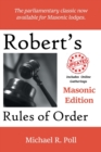 Robert's Rules of Order : Masonic Edition - Book