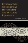 Introduction to Nonlinear Differential and Integral Equations - Book