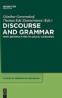 Discourse and Grammar : From Sentence Types to Lexical Categories - Book