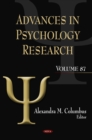 Advances in Psychology Research. Volume 87 - eBook