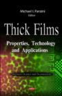 Thick Films : Properties, Technology & Applications - Book