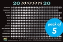 2020 Moon Calendar Card (5 pack) : Lunar Phases, Eclipses, and More! - Book