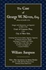 The Case of George W. Niven, Esq. - Book
