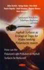 Asphalt Surfaces as Ecological Traps for Water-Seeking Polarotactic Insects - Book