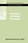 Economics of Outdoor Recreation - Book
