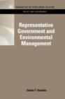 Representative Government and Environmental Management - Book