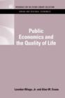 Public Economics and the Quality of Life - Book