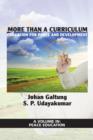 More Than a Curriculum : Education for Peace and Development - Book
