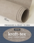 kraft-tex® Vintage Roll, Stone Prewashed : Kraft Paper Fabric - Book