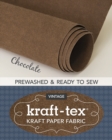 kraft-tex® Vintage Roll, Chocolate Prewashed : Kraft Paper Fabric - Book