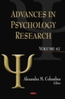 Advances in Psychology Research. Volume 67 - eBook