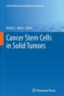 Cancer Stem Cells in Solid Tumors - Book