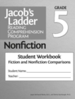Jacob's Ladder Reading Comprehension Program : Nonfiction Student Workbooks, Grade 5, Fiction and Nonfiction Comparisons (Set of 5) - Book