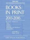 Books in Print, 2015-16 : 7 Volume Set - Book