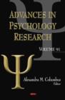 Advances in Psychology Research : Volume 91 - Book