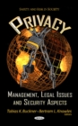 Privacy : Management, Legal Issues & Security Aspects - Book
