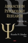 Advances in Psychology Research : Volume 94 - Book