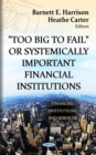 "Too Big to Fail" or Systemically Important Financial Institutions - eBook