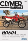Honda XR600R (91-00) XR650L (93-19) Service and Repair Manual - Book
