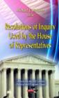 Resolutions of Inquiry Used by the House of Representatives - Book