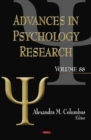 Advances in Psychology Research : Volume 88 - Book