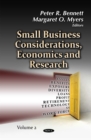 Small Business Considerations, Economics and Research. Volume 2 - eBook