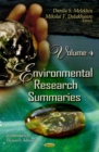 Environmental Research Summaries : Volume 4 - Book