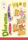 The Bear Family Diorama : Paper toys mini world - Book